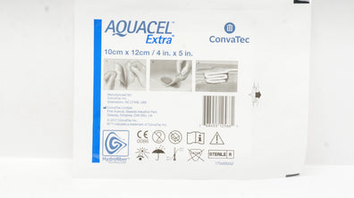 ConvaTec Aquacel Extra Hydrofiber Wound Dressing 4inch x 5inch